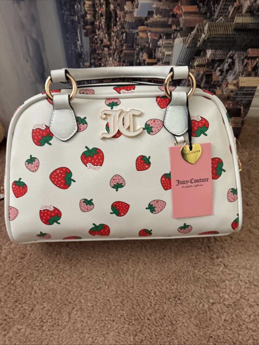 Juicy couture strawberry bag NWT - Picture 5 of 6